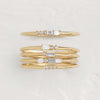 Morse Code Rings: Numbers - In Stock (14k Yellow Gold)