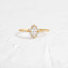 Marquise Halo Diamond Ring (14k Yellow Gold)