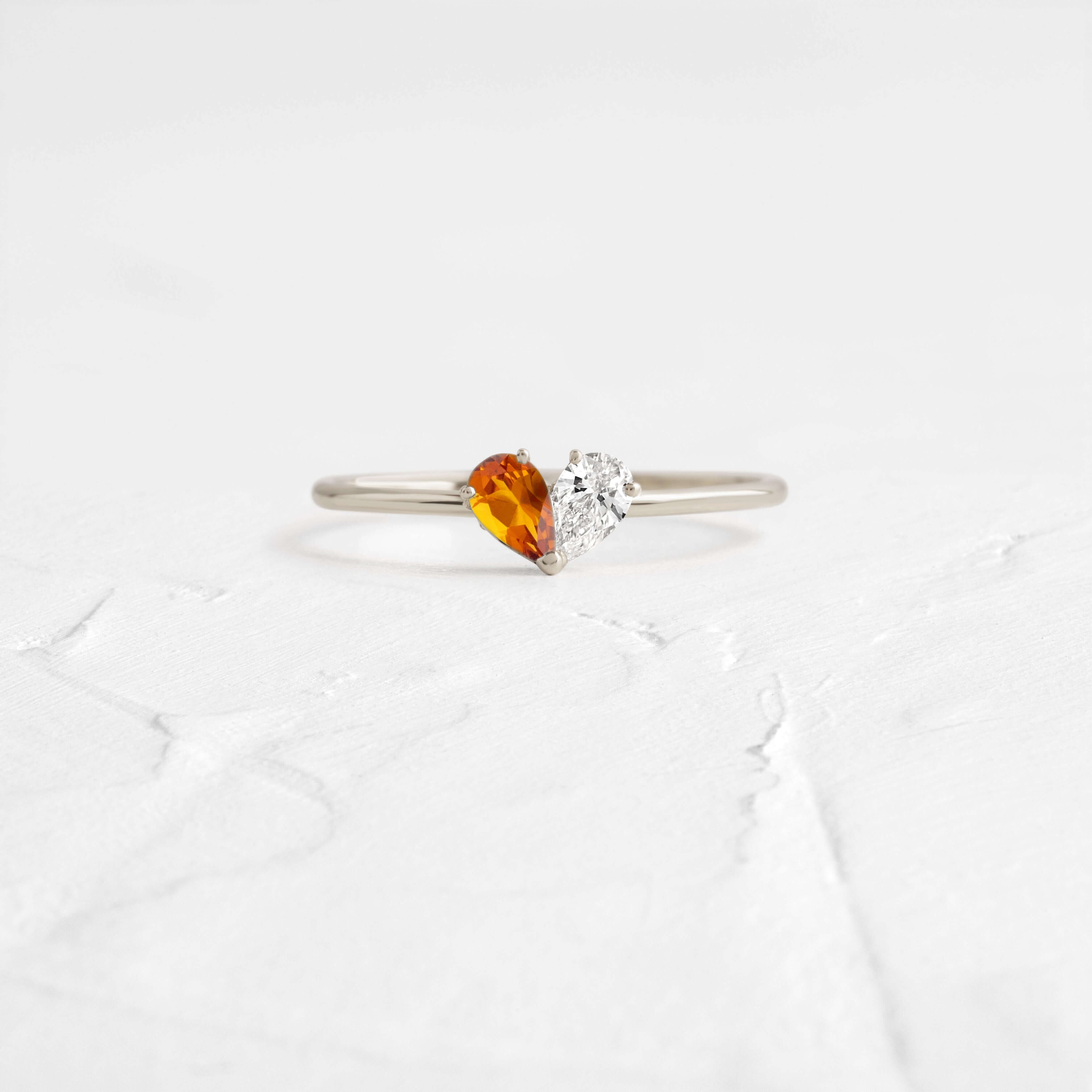 Overlap Heart Ring - Melanie Casey
