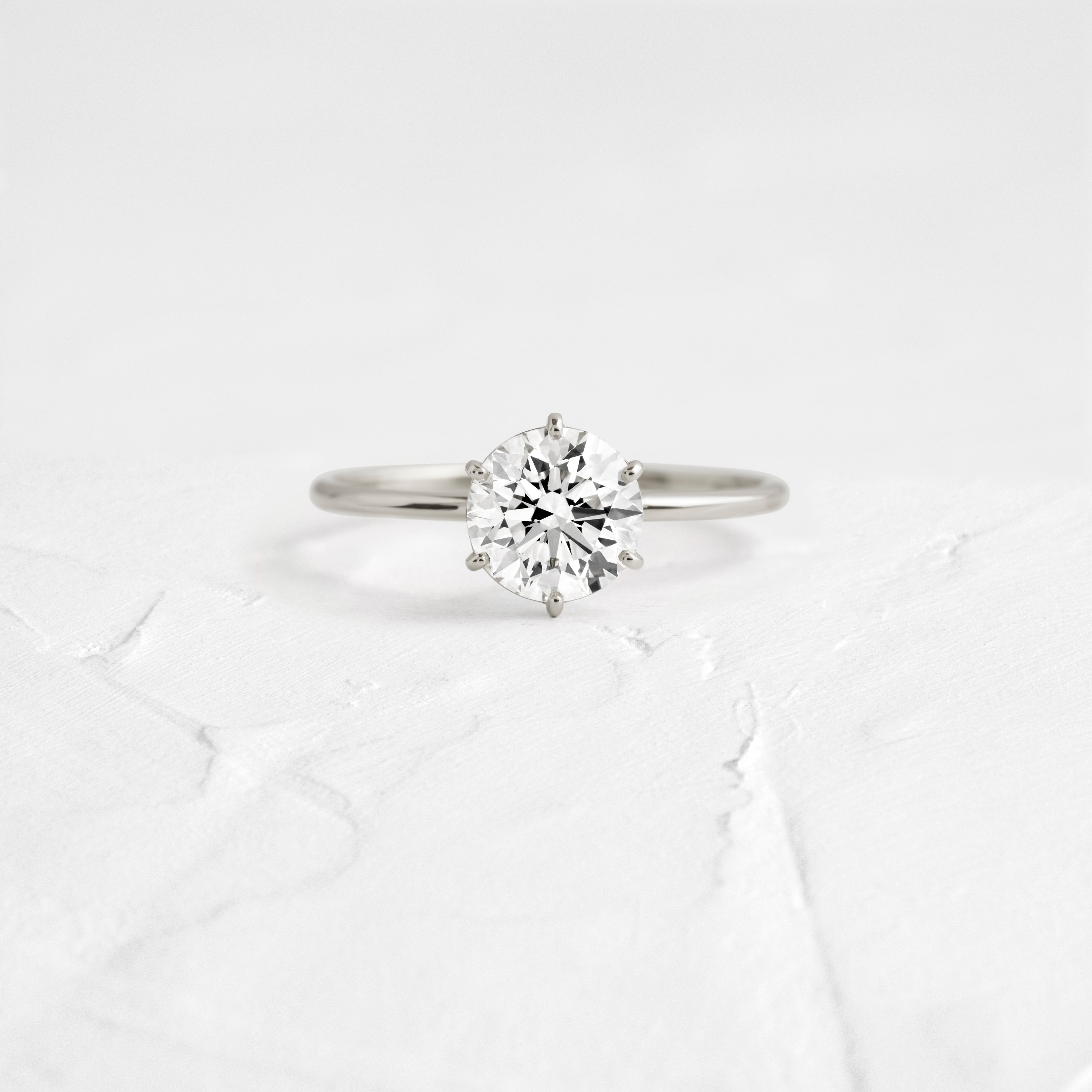 Whisper Ring, Round Cut - Melanie Casey