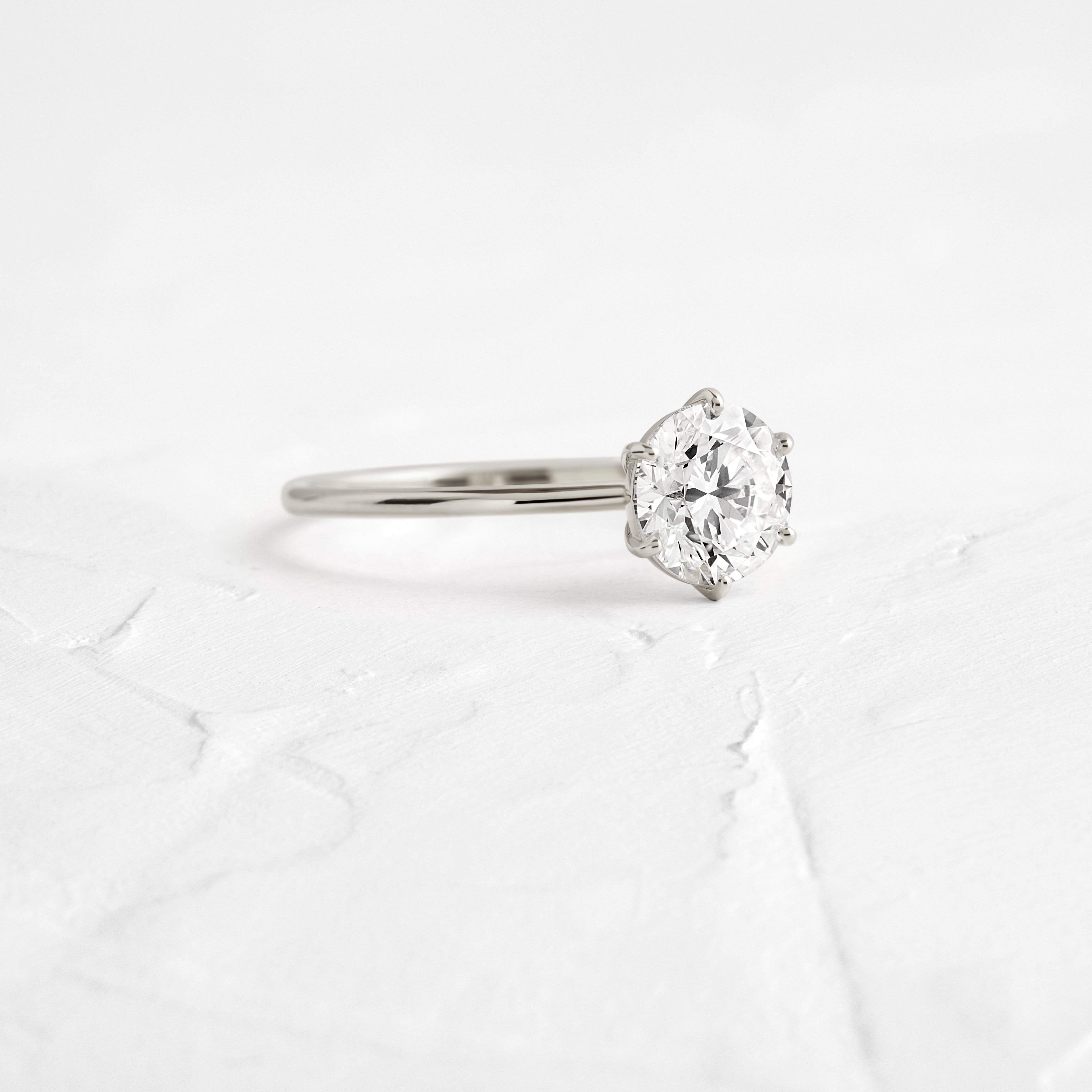 Whisper Ring, Round Cut - Melanie Casey