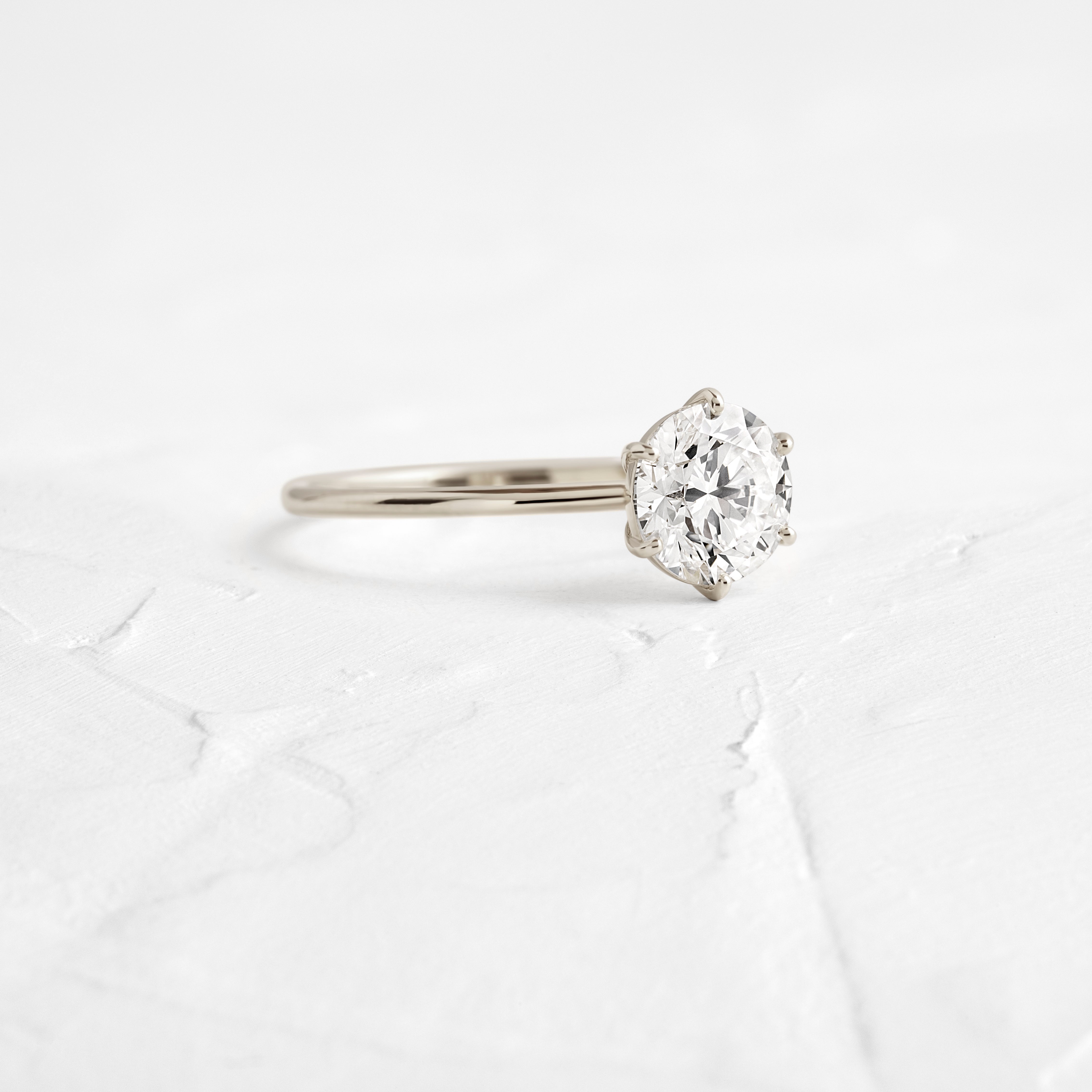 Whisper Ring, Round Cut - Melanie Casey