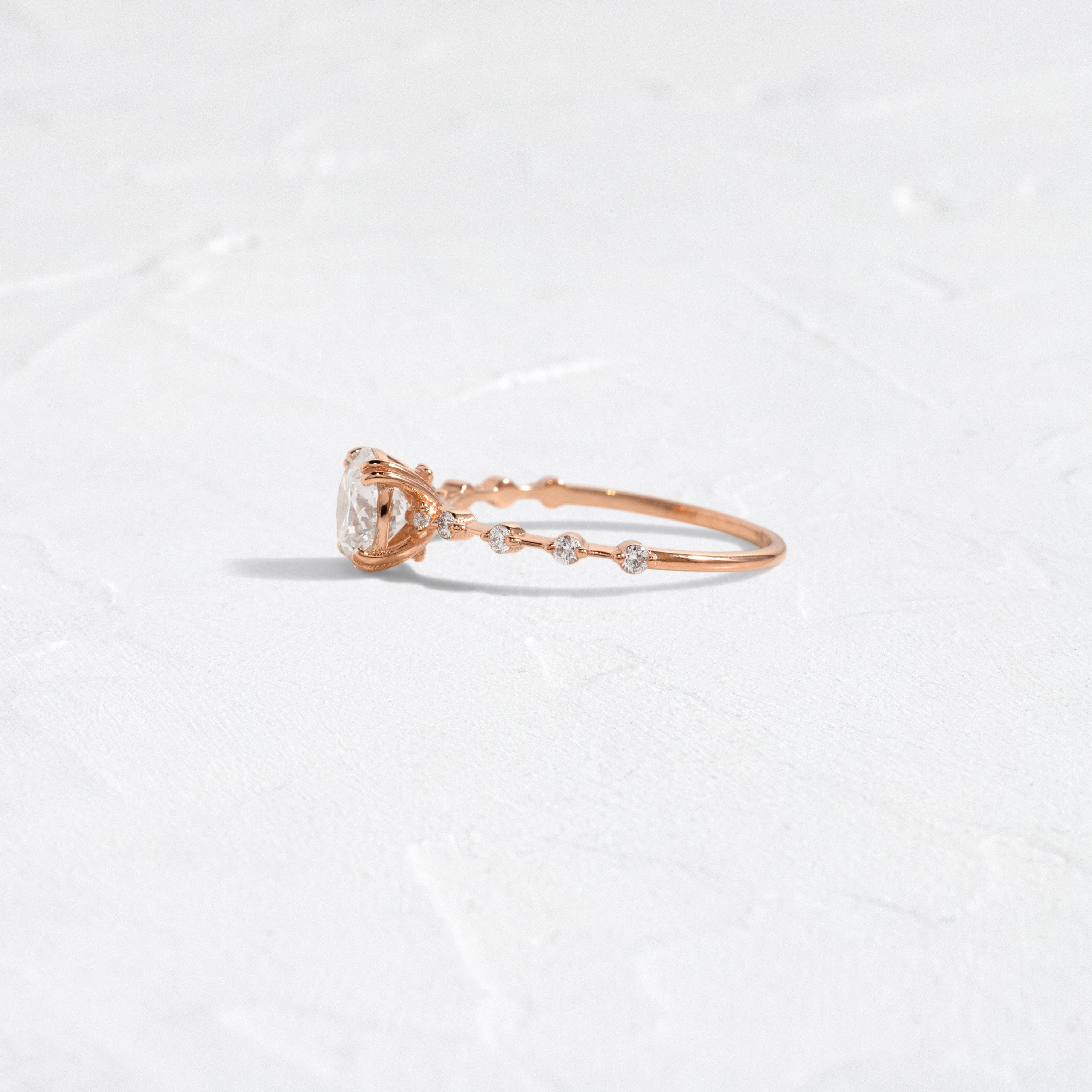 Distance Ring, Round Cut - Melanie Casey Fine Jewelry