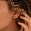 Petite Diamond Distance Studs - In Stock