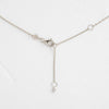 Morse Code Necklace (STRENGTH, 14k White Gold)
