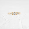 Eyelet Ring (Diamond (SI1 clarity, G+ color), 14k Yellow Gold)