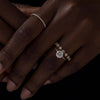 Zoom in on Diamond Distance Band - In Stock (14k White Gold)