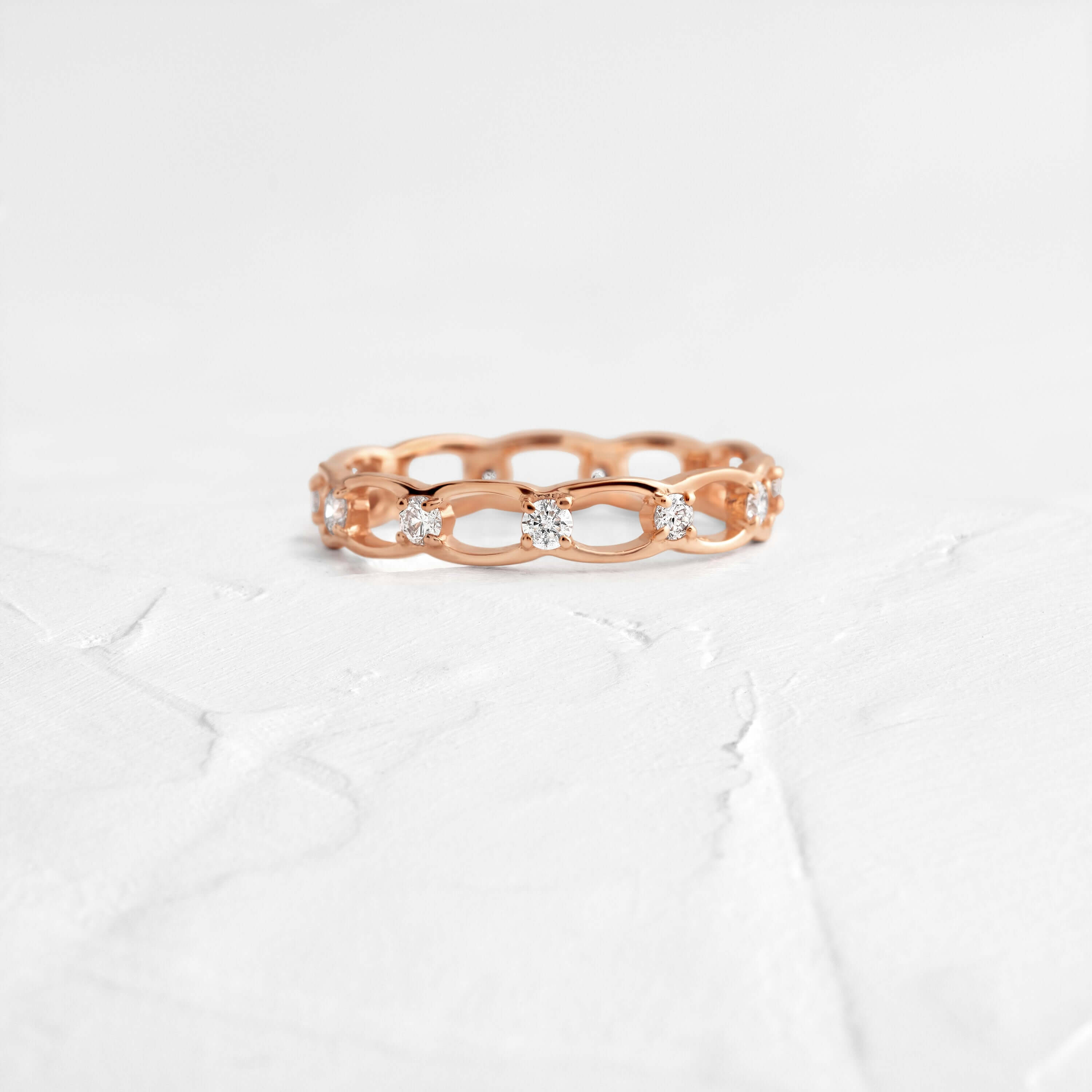 Linked Eternity Band | Melanie Casey Jewelry