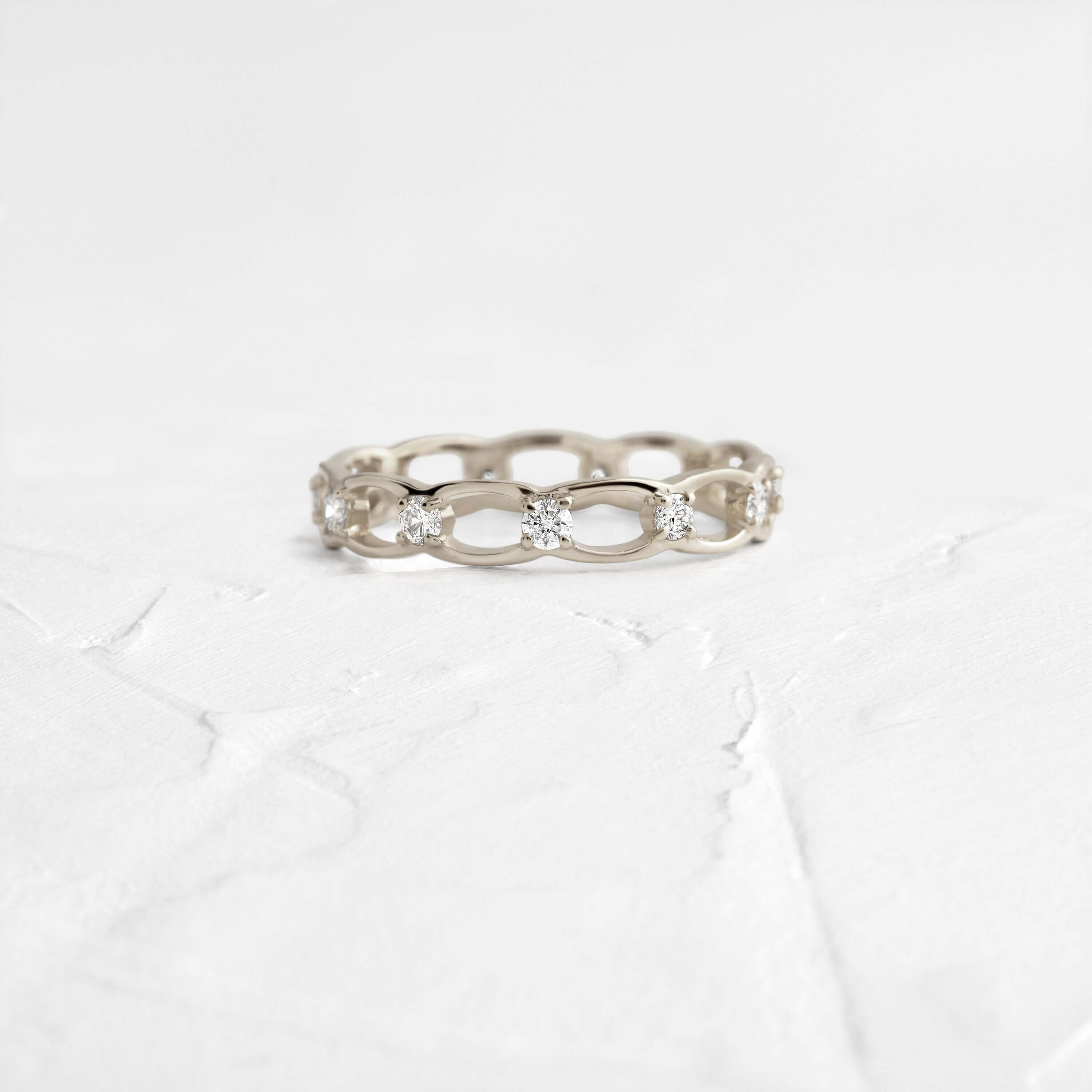 Linked Eternity Band | Melanie Casey Jewelry
