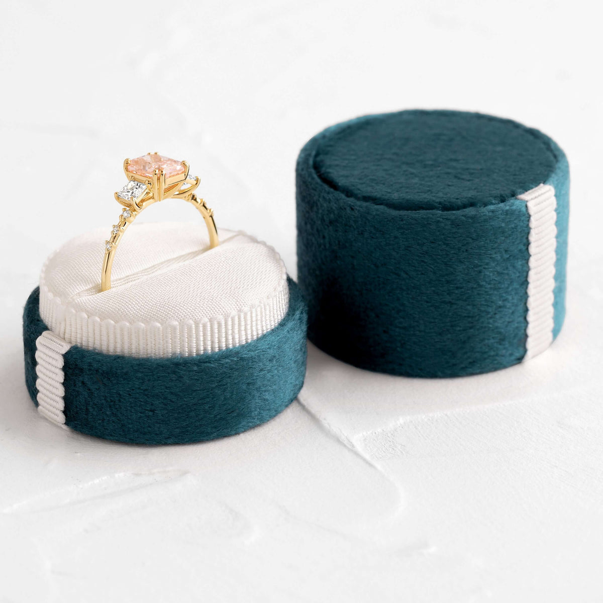 Handcrafted Velvet Ring Boxes from Melanie Casey Fine Jewelry