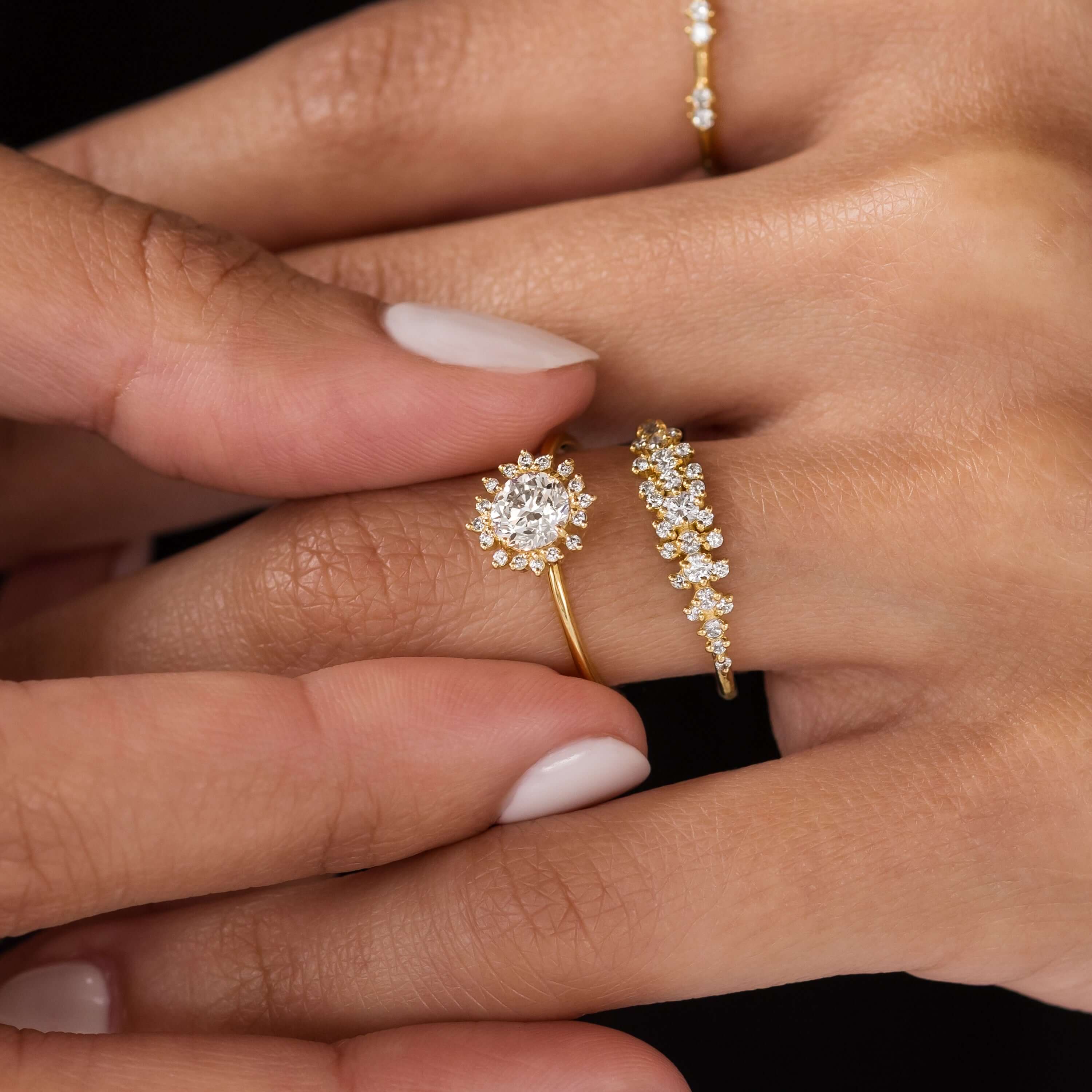 Edison Band | Unique Cluster Ring | Melanie Casey Fine Jewelry