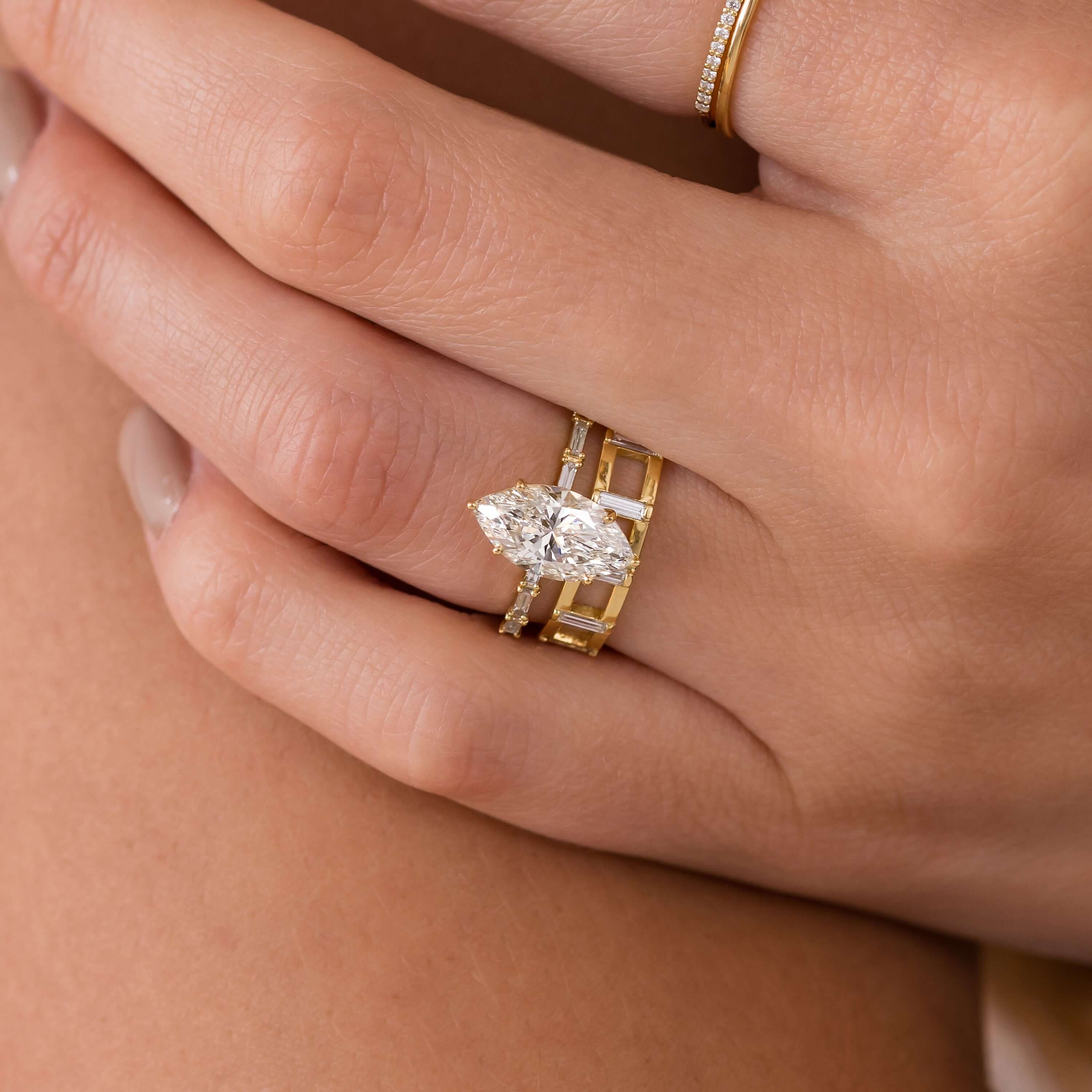 Fluency Ring, Marquise Cut - Melanie Casey
