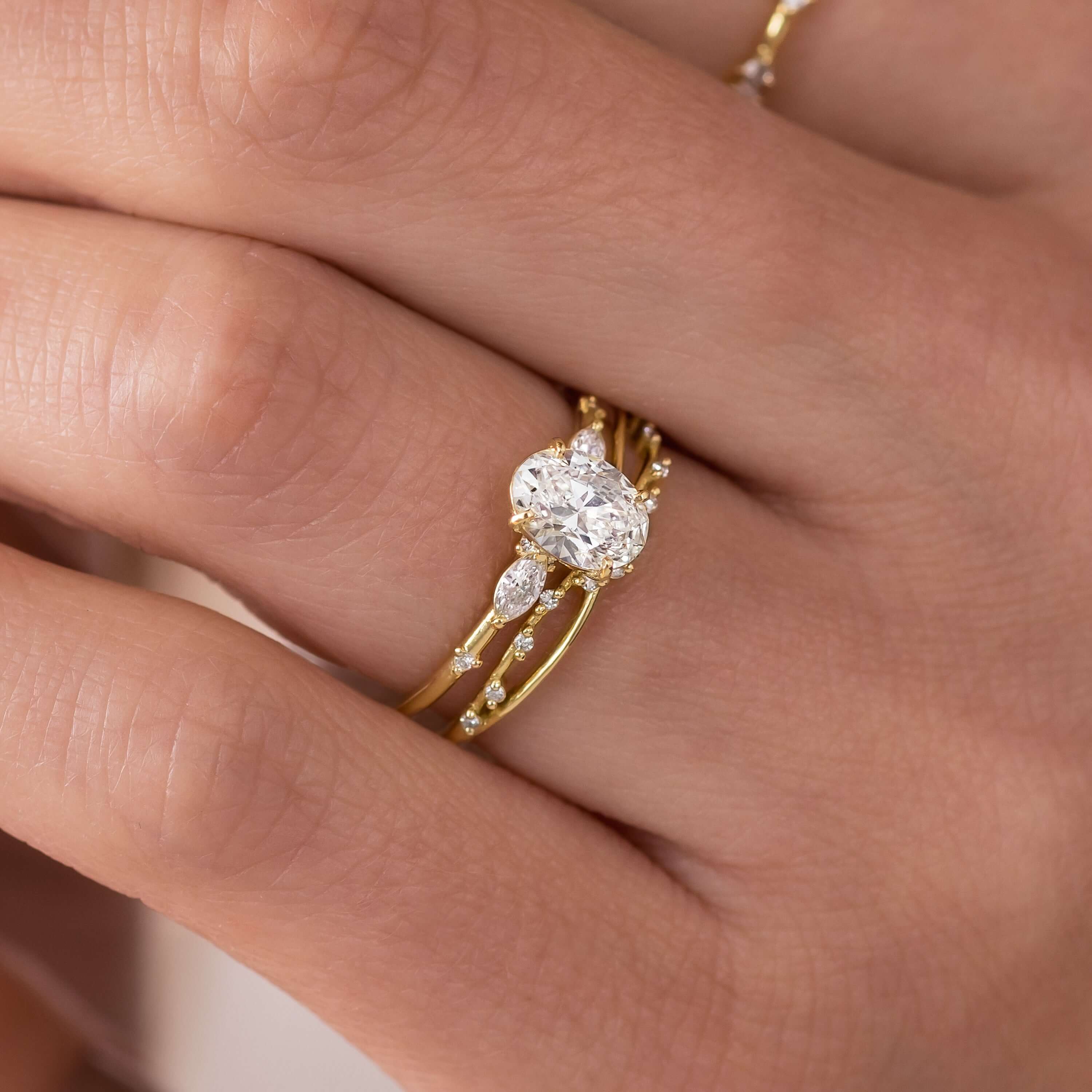 Windlass Ring, Oval Cut Diamond Melanie Casey Fine Jewelry