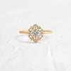 Sconce Ring, 0.63ct. Gray Diamond (14k Yellow Gold)