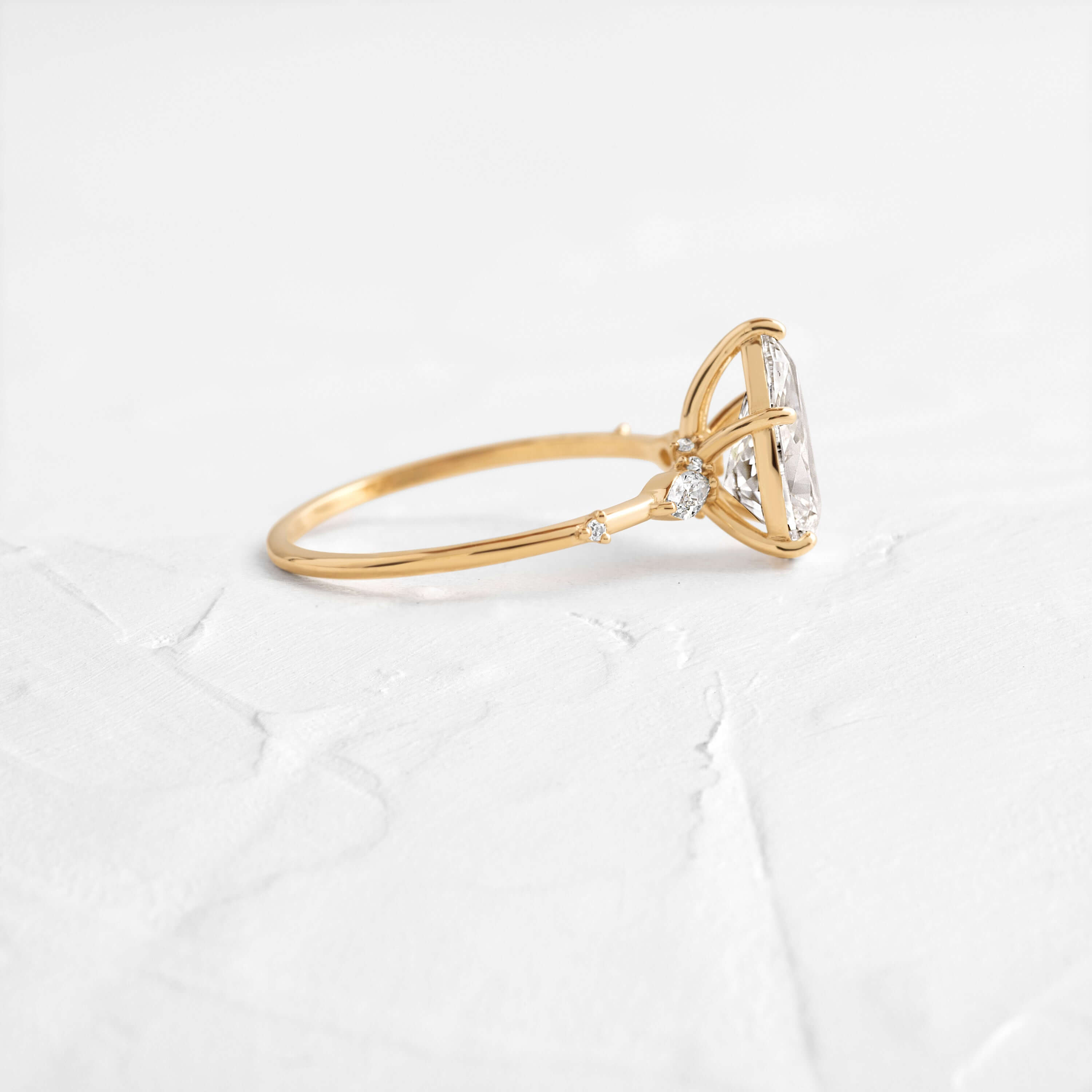 Windlass Ring, Pear Cut Diamond Melanie Casey Fine Jewelry