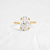 Nestled Ring, Oval Cut (14k Yellow Gold)