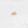 Dusting Single Stud, Ready to Ship (14k Yellow Gold)