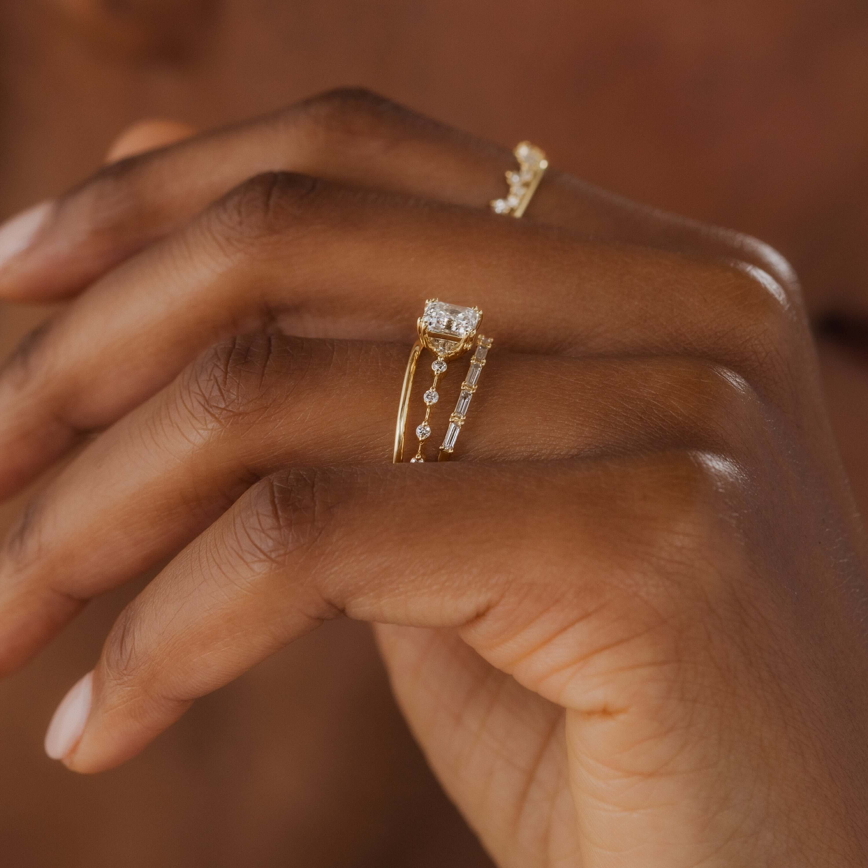 Distance Ring, Asscher Cut Melanie Casey Fine Jewelry