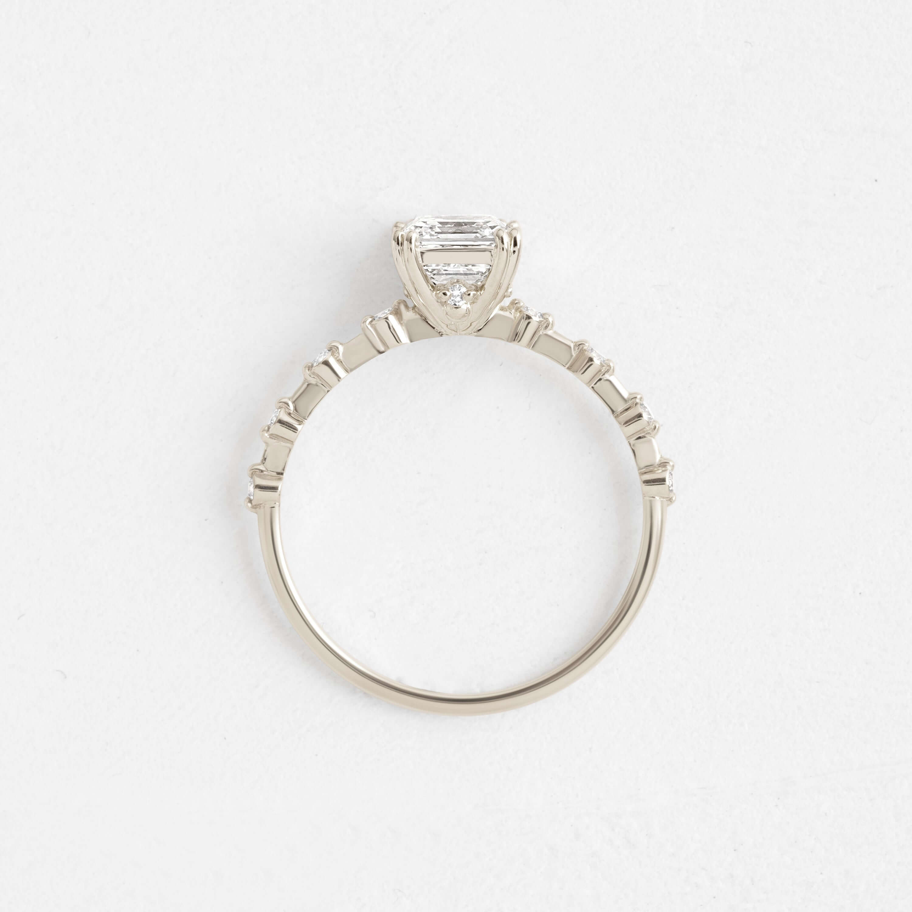 Distance Ring, Asscher Cut Melanie Casey Fine Jewelry