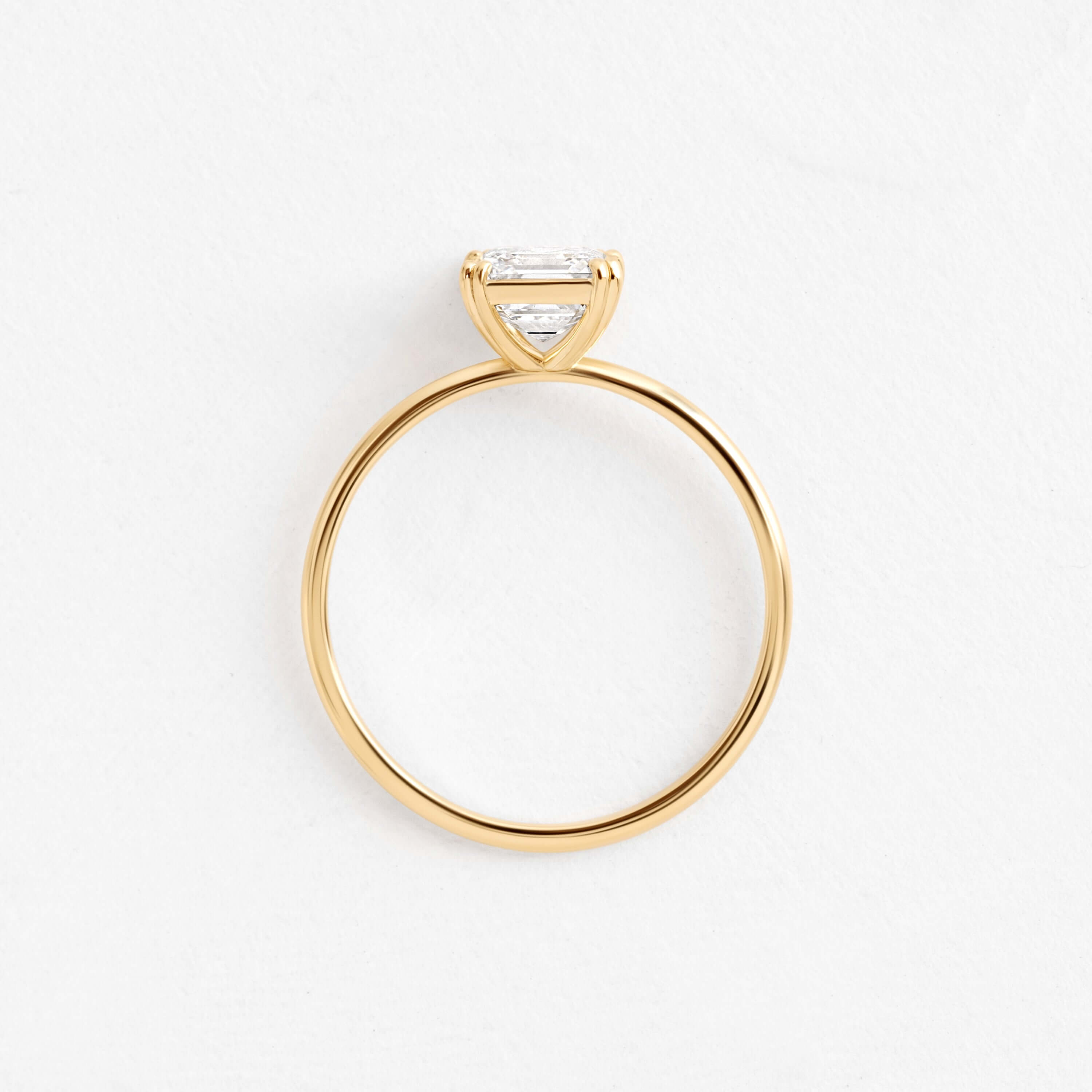 Filament Ring, Asscher Cut - Melanie Casey