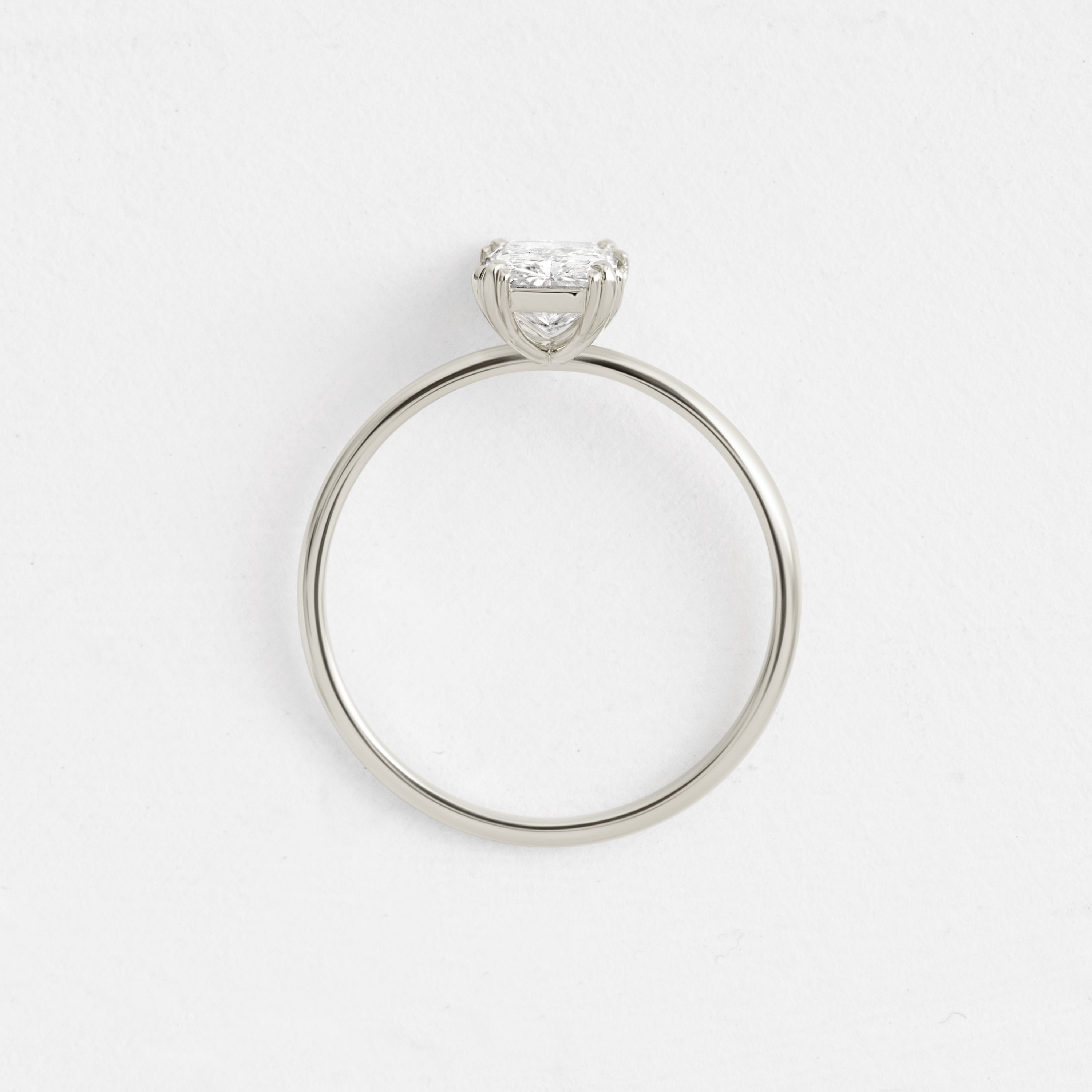 Threaded Ring, Radiant Cut | Melanie Casey Fine Jewelry