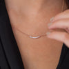 Morse Code Necklace (MAMA, 14k Rose Gold)