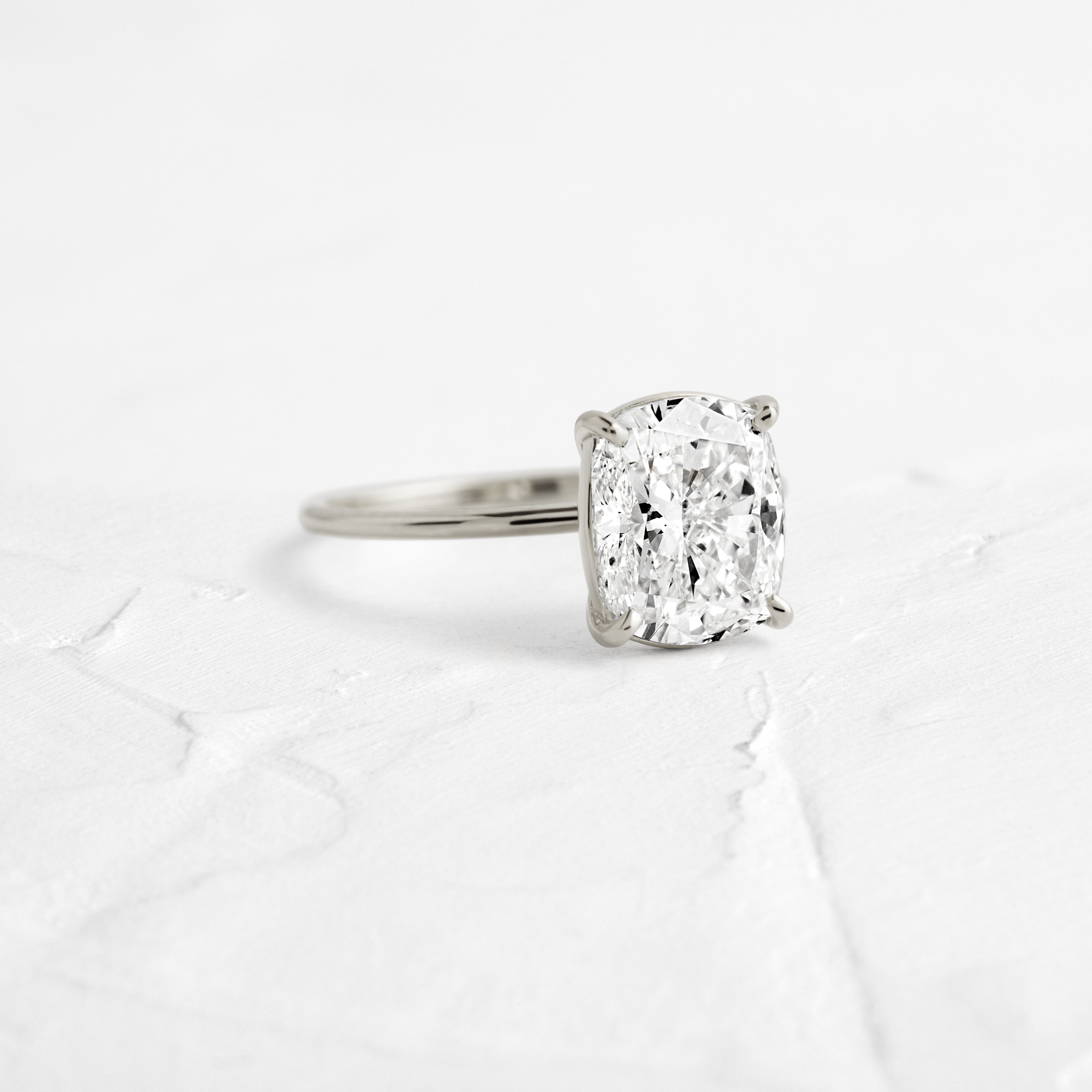 Whisper Ring, Cushion Cut - Melanie Casey