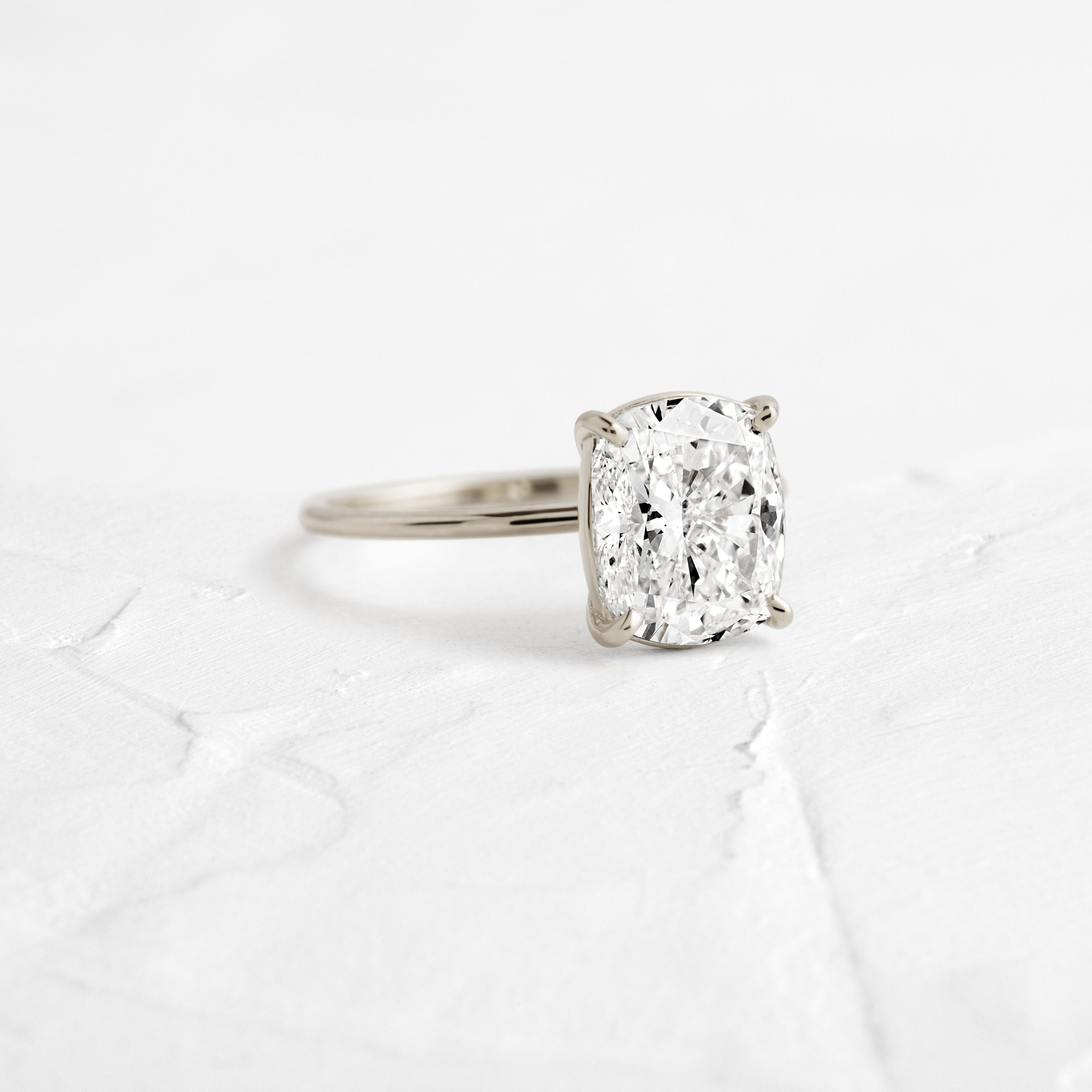 Whisper Ring, Cushion Cut - Melanie Casey