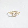 Helio Ring, 0.45ct. Oval Cut (14k Yellow Gold)
