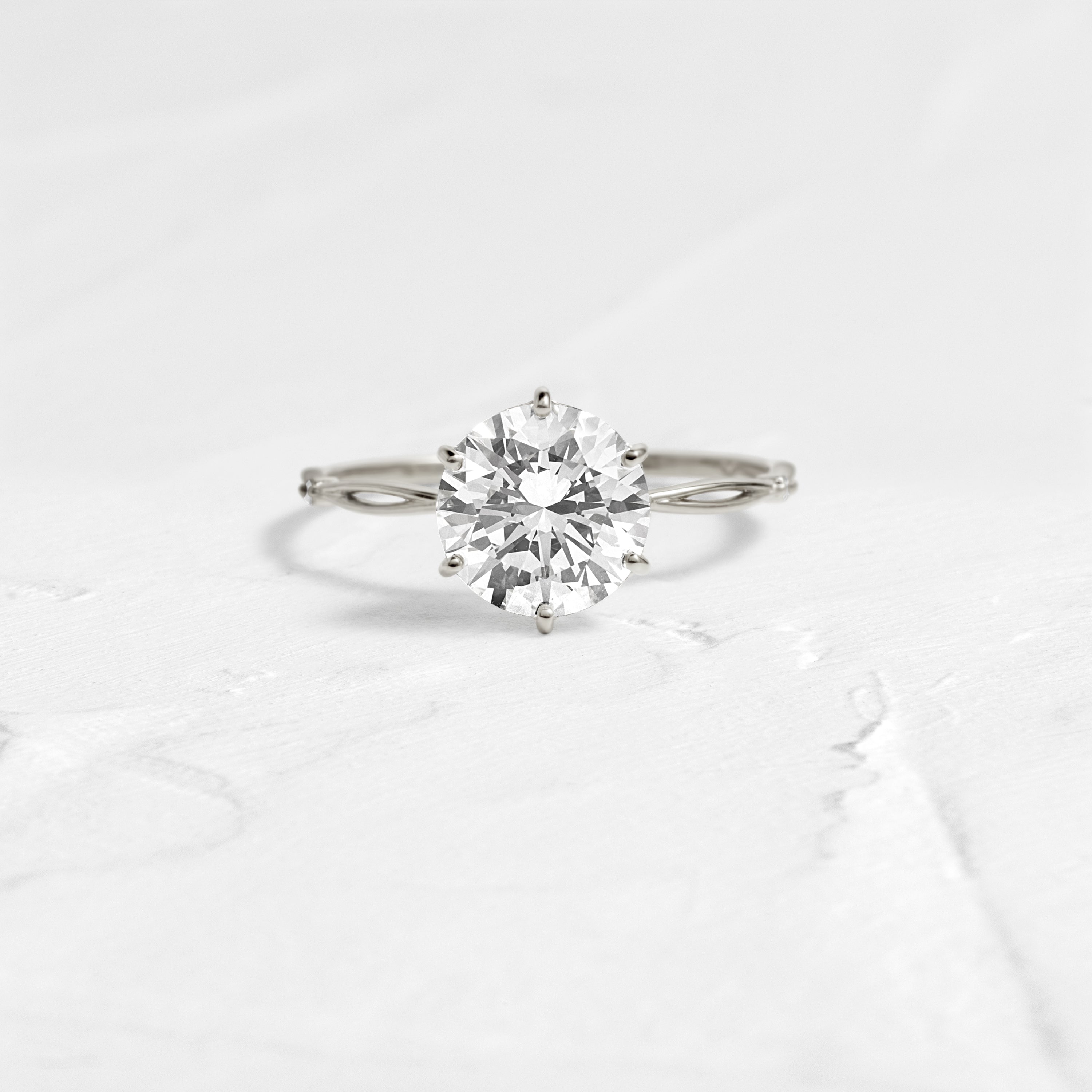Hillside Ring, Round Cut - Melanie Casey