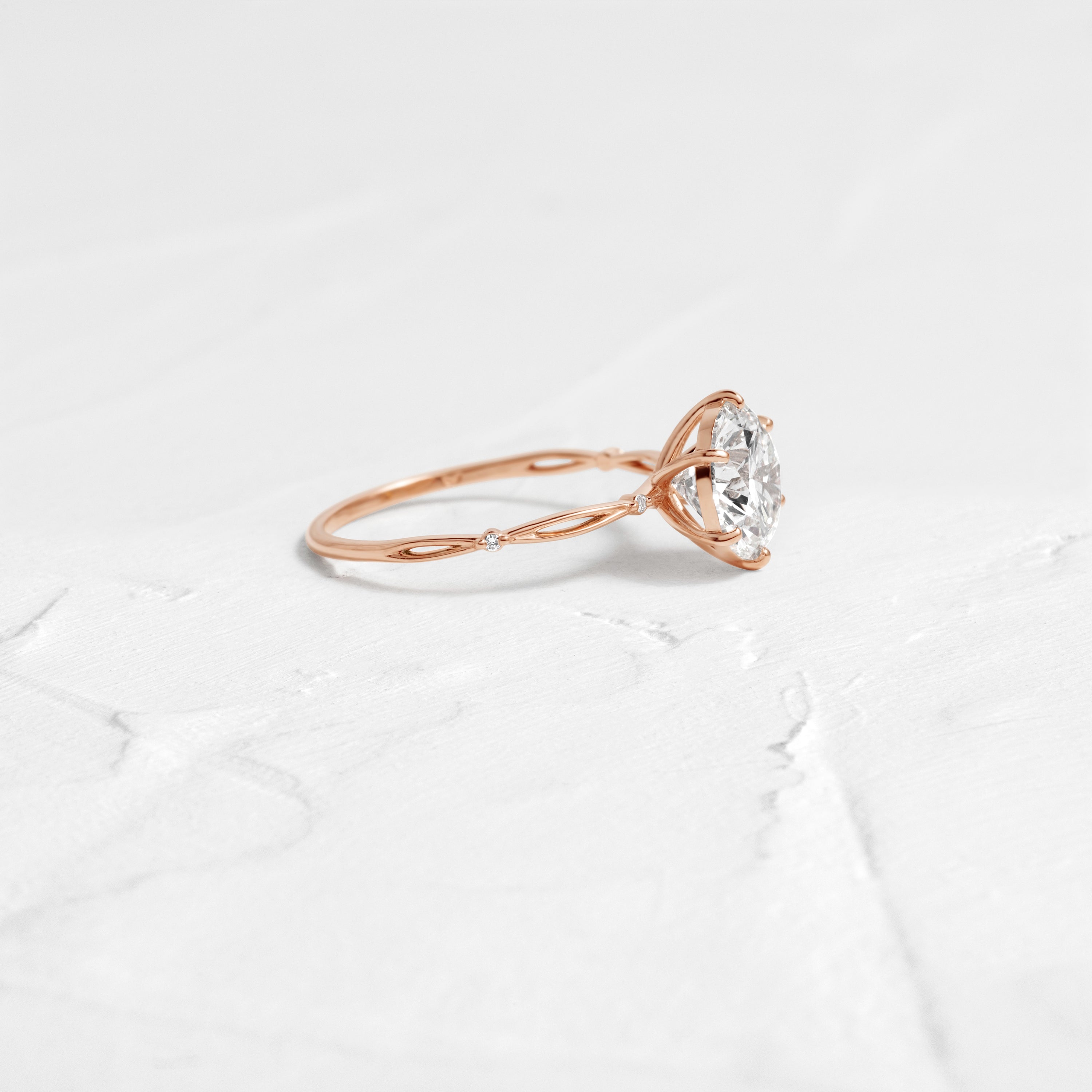 Hillside Ring, Round Cut - Melanie Casey