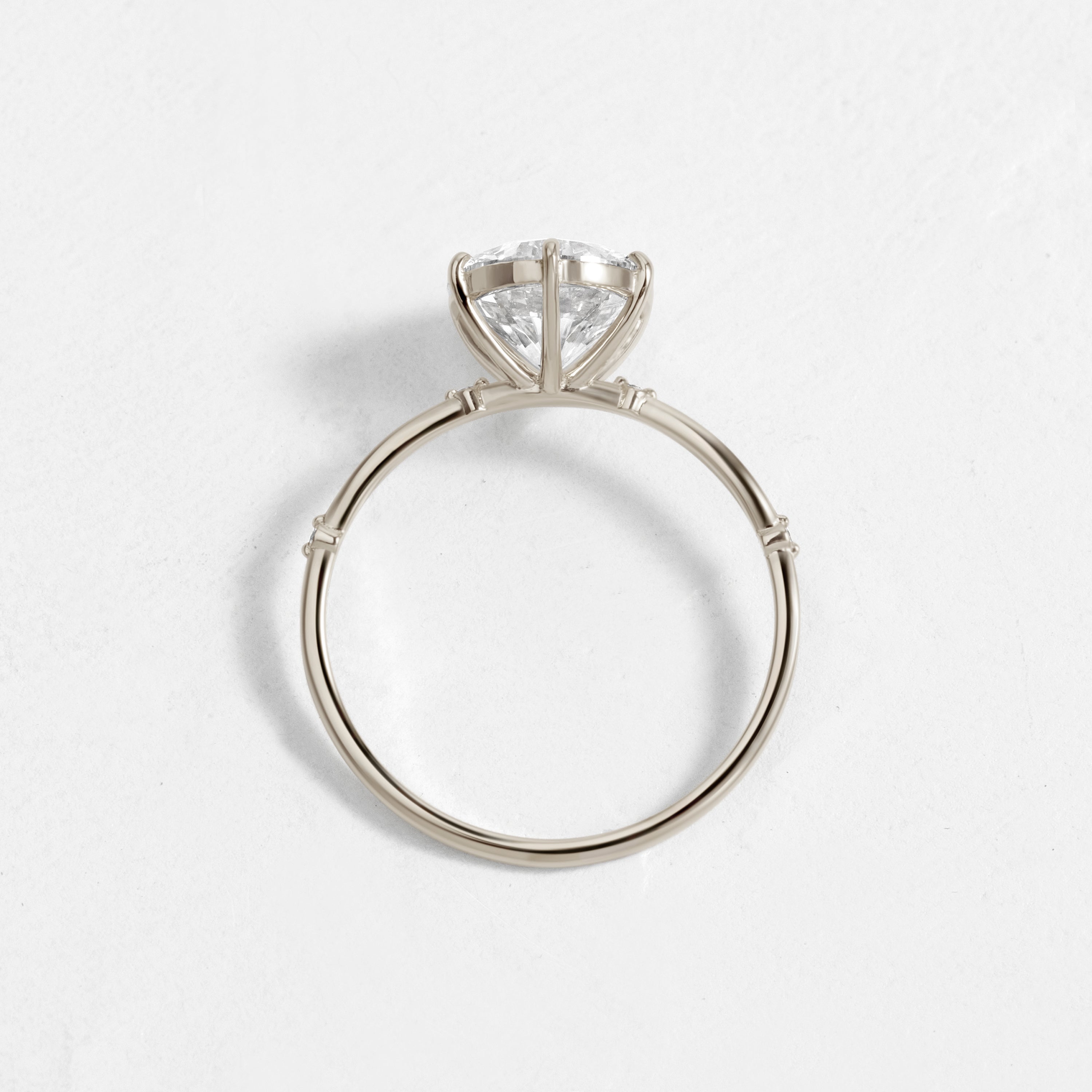 Hillside Ring, Round Cut - Melanie Casey
