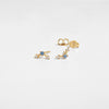 Mini Three-Step Point Earrings - In Stock (14k Yellow Gold)