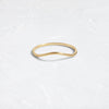Curved Pairing Band - In Stock (Large, 14k Yellow Gold)