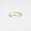 Curved Pairing Band (Large, 14k Yellow Gold)