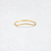 Curved Trio Band - In Stock (6.5, 14k Yellow Gold, Large)