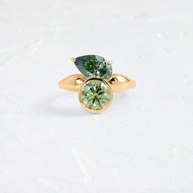 Augment Ring with Lab-Grown Pear Diamond