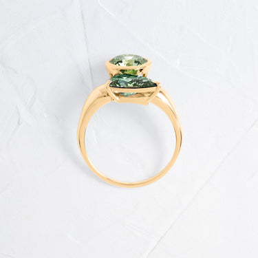 Augment Ring with Lab-Grown Pear Diamond