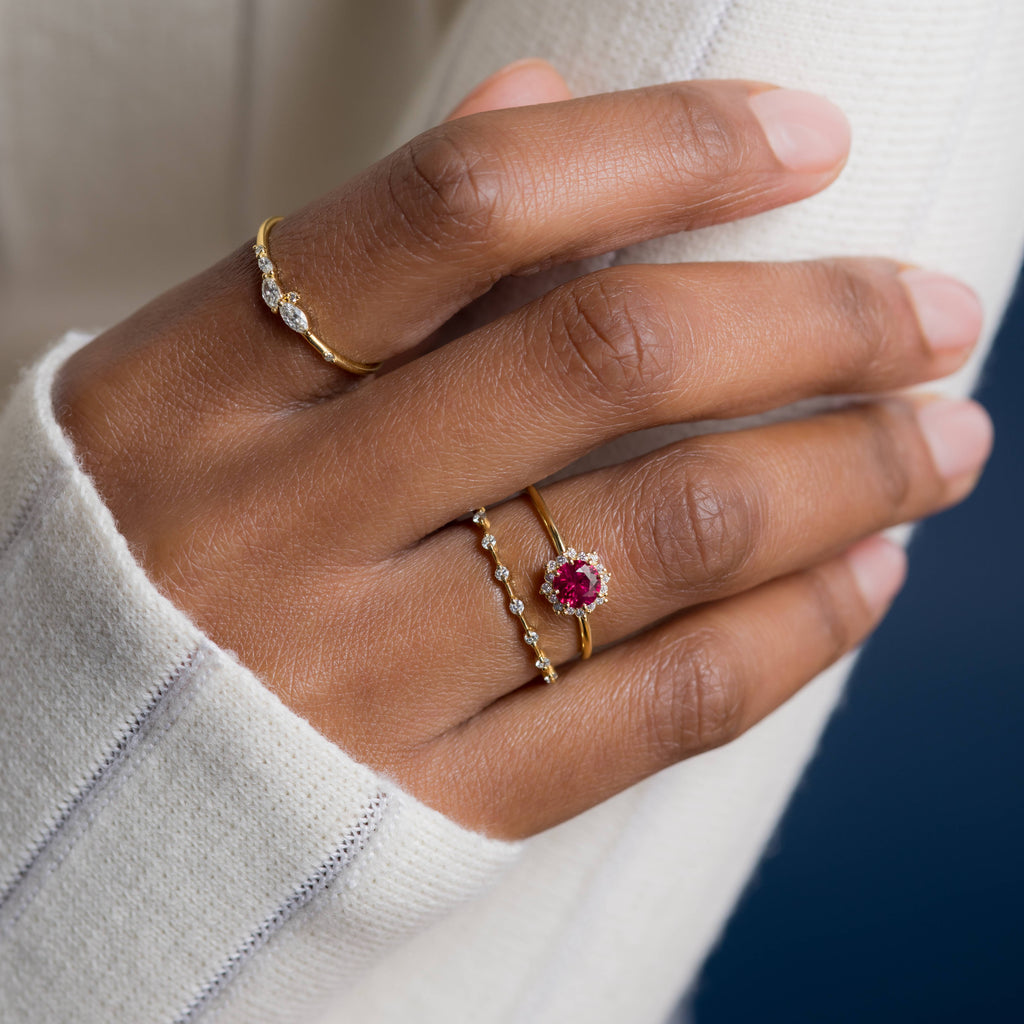 Sapling Ring, Ruby OOS – Melanie Casey