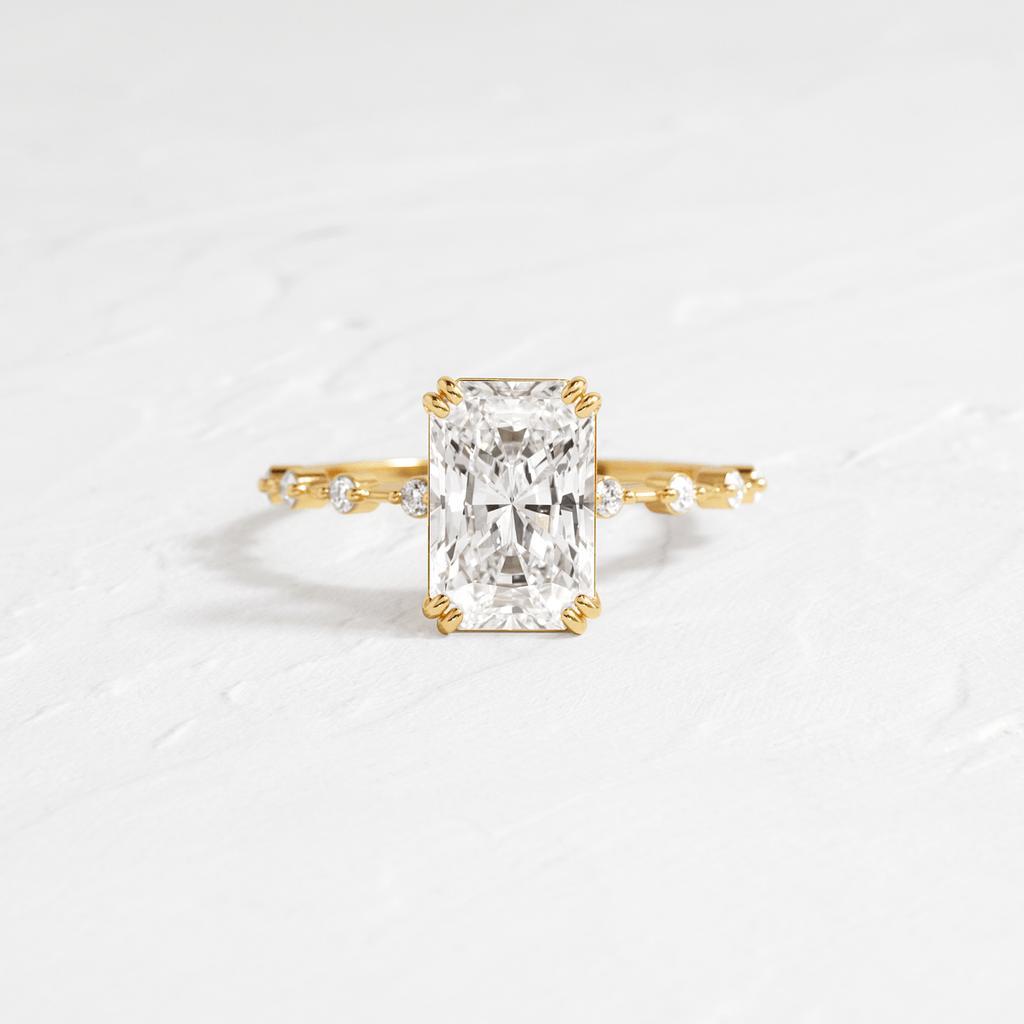 Distance Ring, Radiant Cut – Melanie Casey