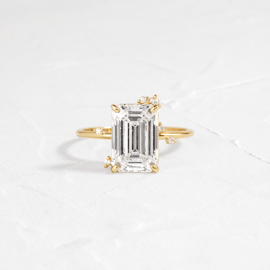 To A Flame Ring, Emerald Cut | Melanie Casey Fine Jewelry