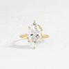 To A Flame Ring, Marquise Cut (14k Yellow Gold)