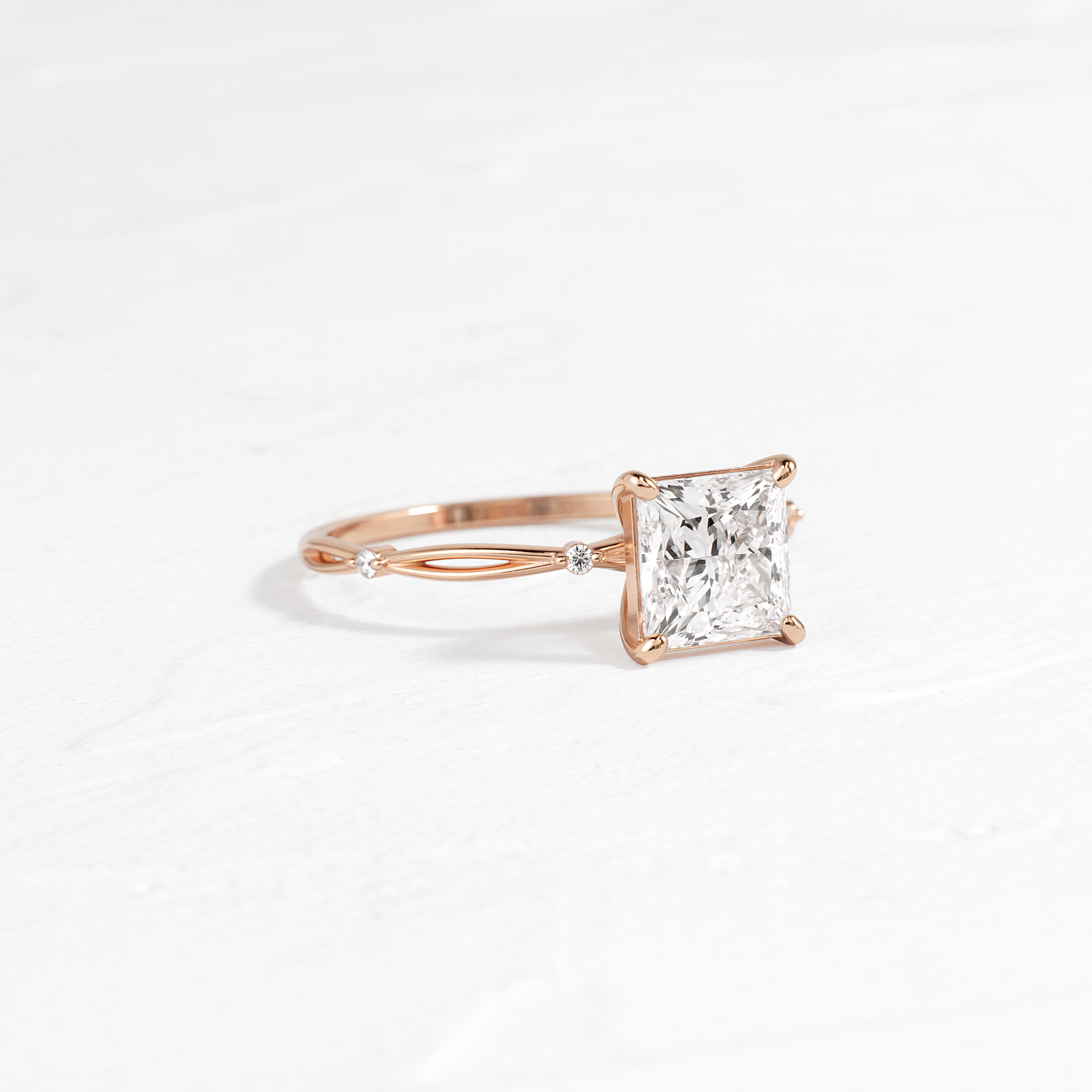 Hillside Ring, Princess Cut - Melanie Casey