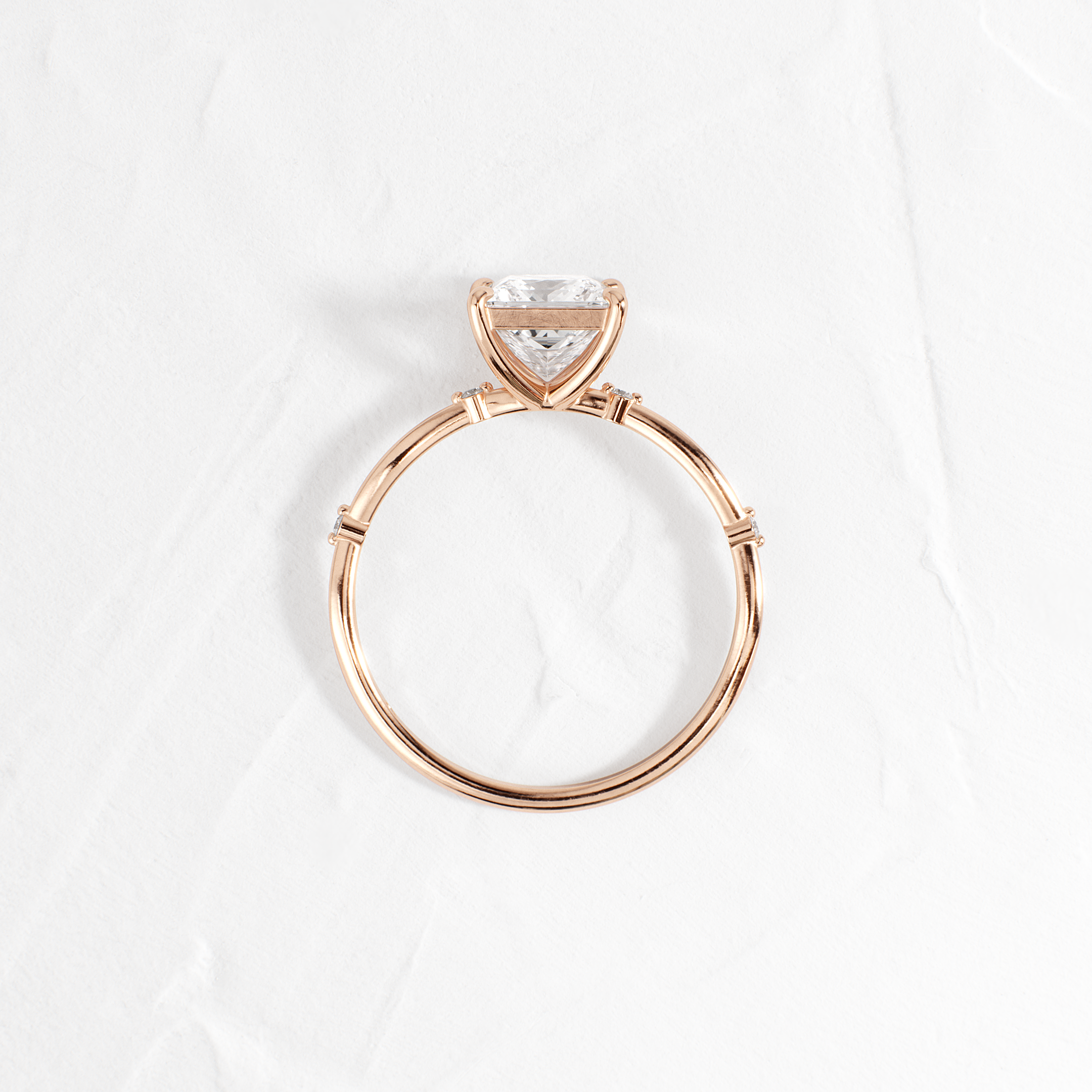 Hillside Ring, Princess Cut - Melanie Casey