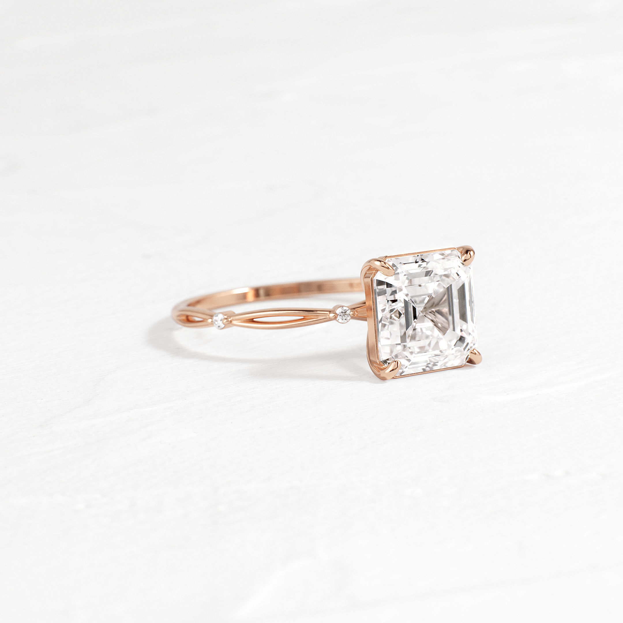 Hillside Ring, Asscher Cut - Melanie Casey