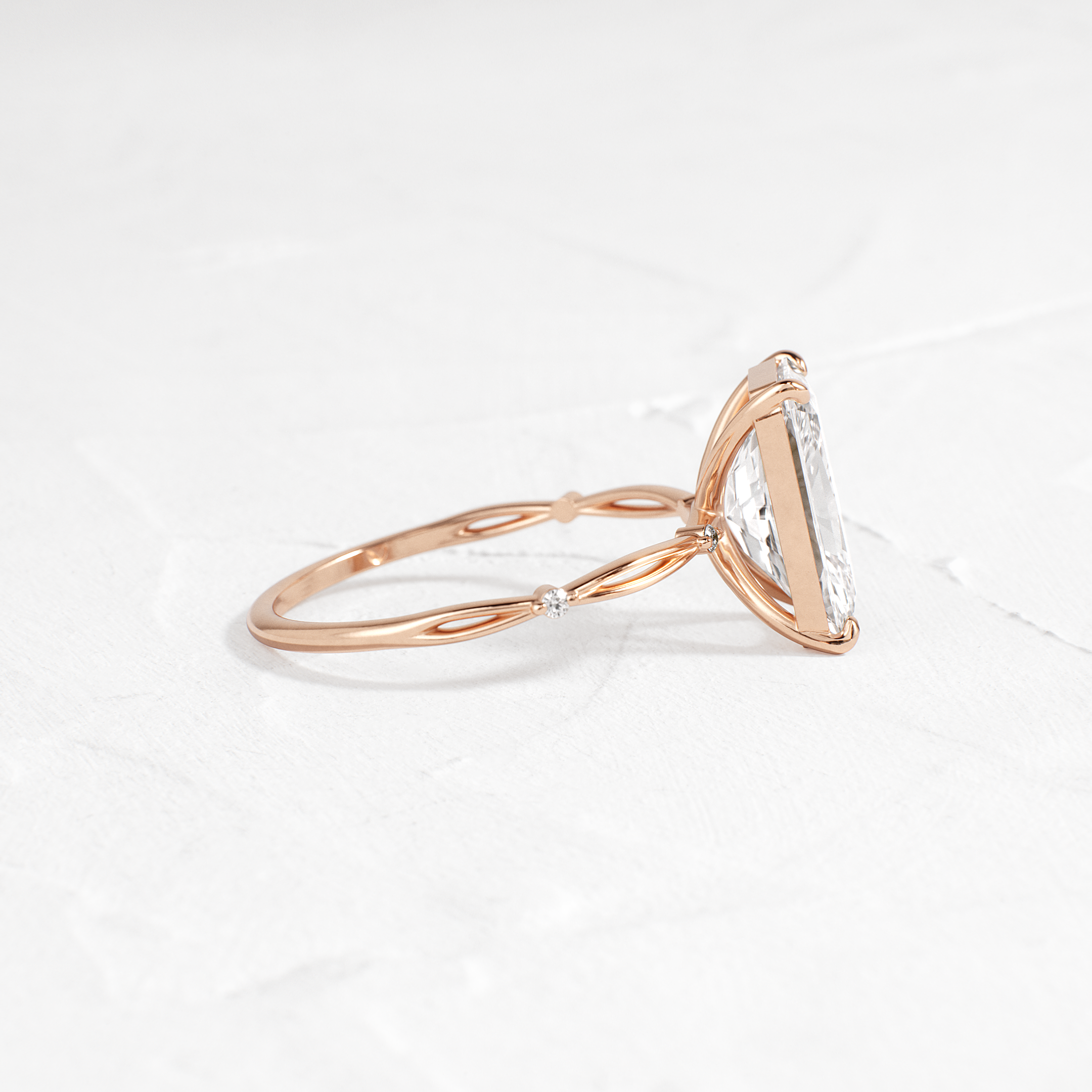 Hillside Ring, Radiant Cut - Melanie Casey