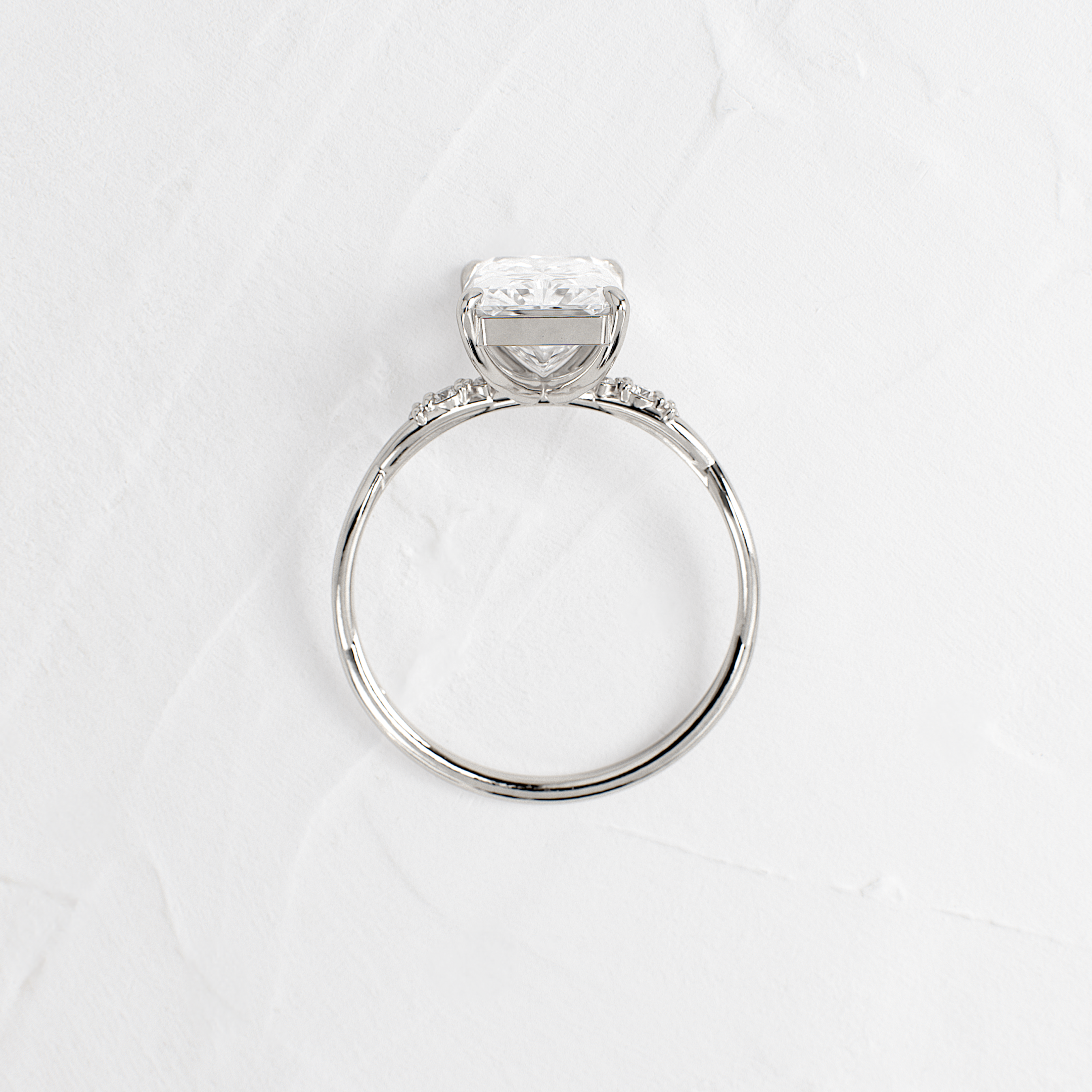 Trestle Ring, Radiant Cut - Melanie Casey