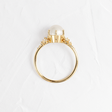 Produktbild von Konplott: Ring Pearl Shadow Shinny Brass, Sehr Modischer Gipsy