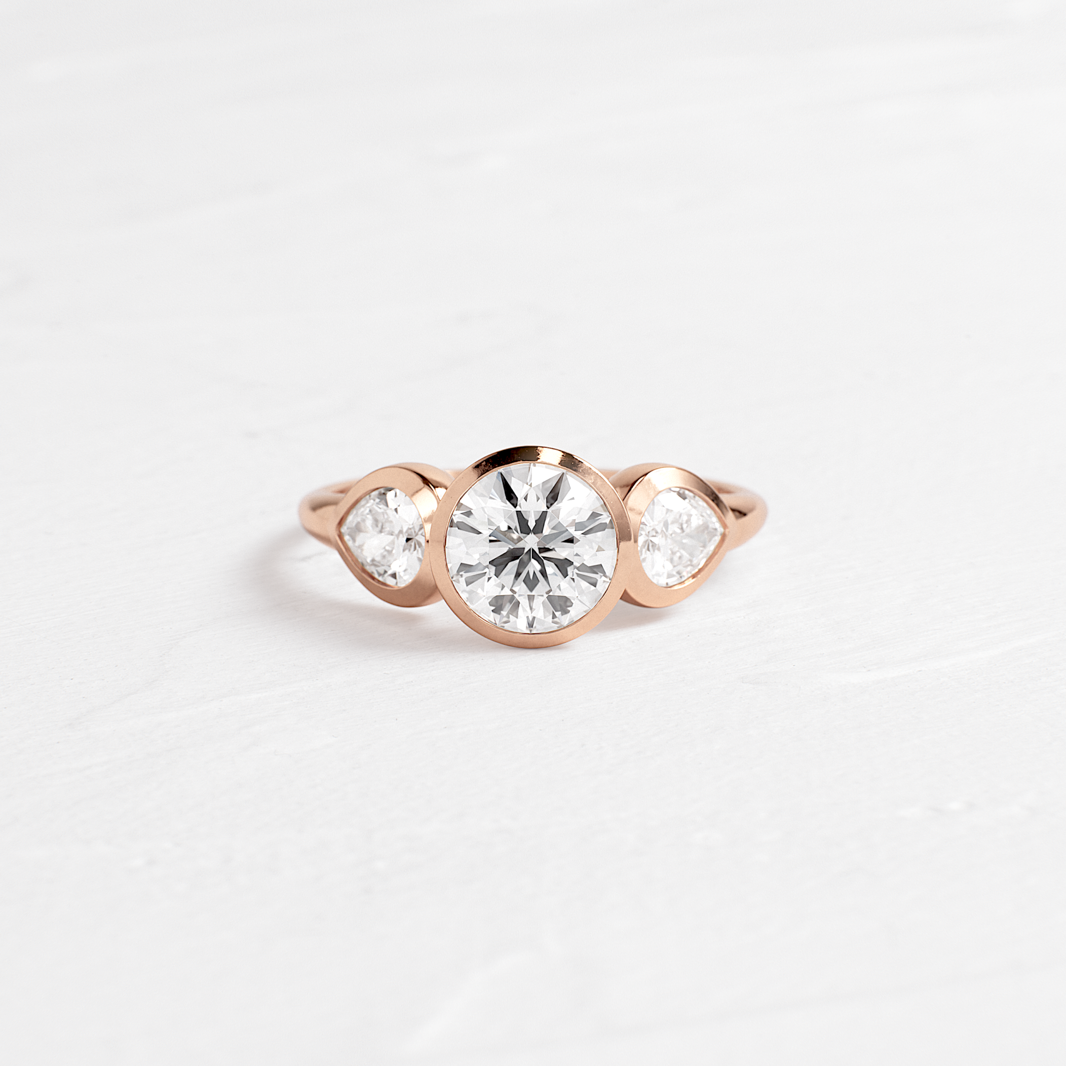 Moonrise Ring, Round Cut | Melanie Casey