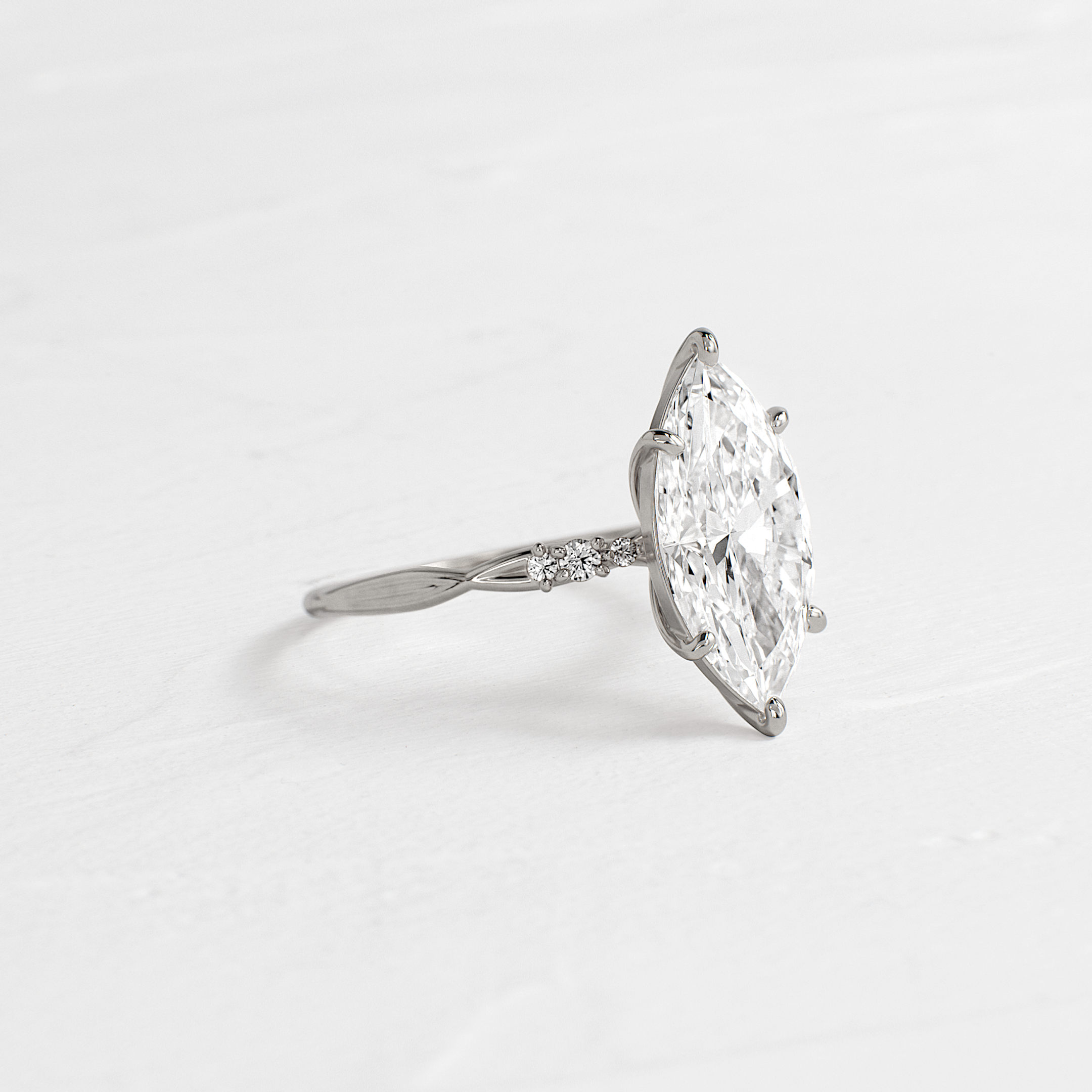 Trestle Ring, Marquise Cut - Melanie Casey